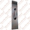 16 Inch "Aholibamah" Brass Door Handle with "PULL" Back Plate 